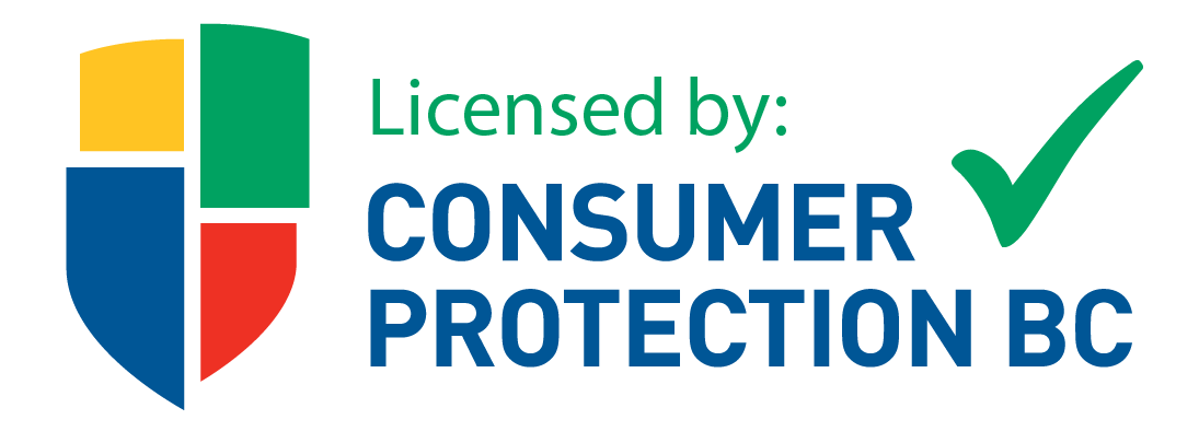 Licensed by Consumer Protection BC